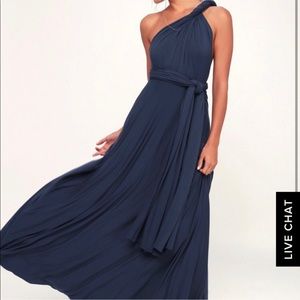 Lulu’s Navy “Trick of the Trade” Dress